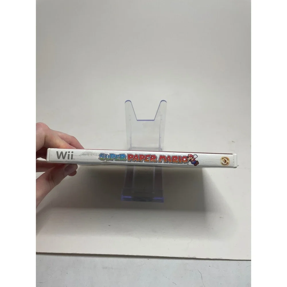 Nintendo Super Paper Mario Wii Video Game Red Nintendo Selects Edition Tested